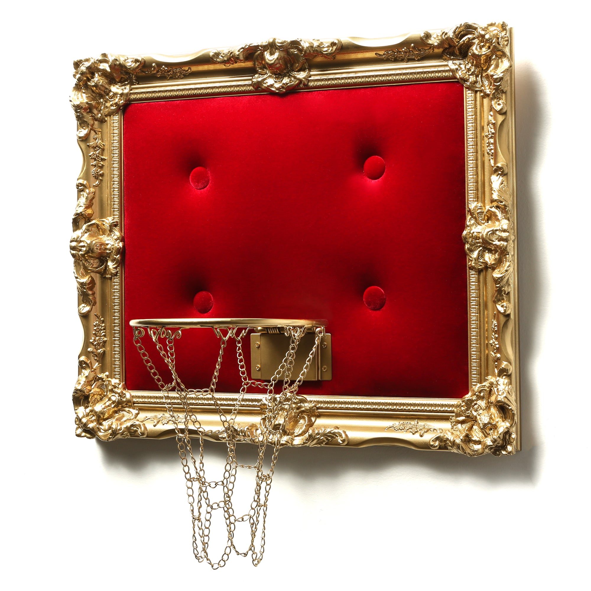 Red Velvet Basketball Hoop