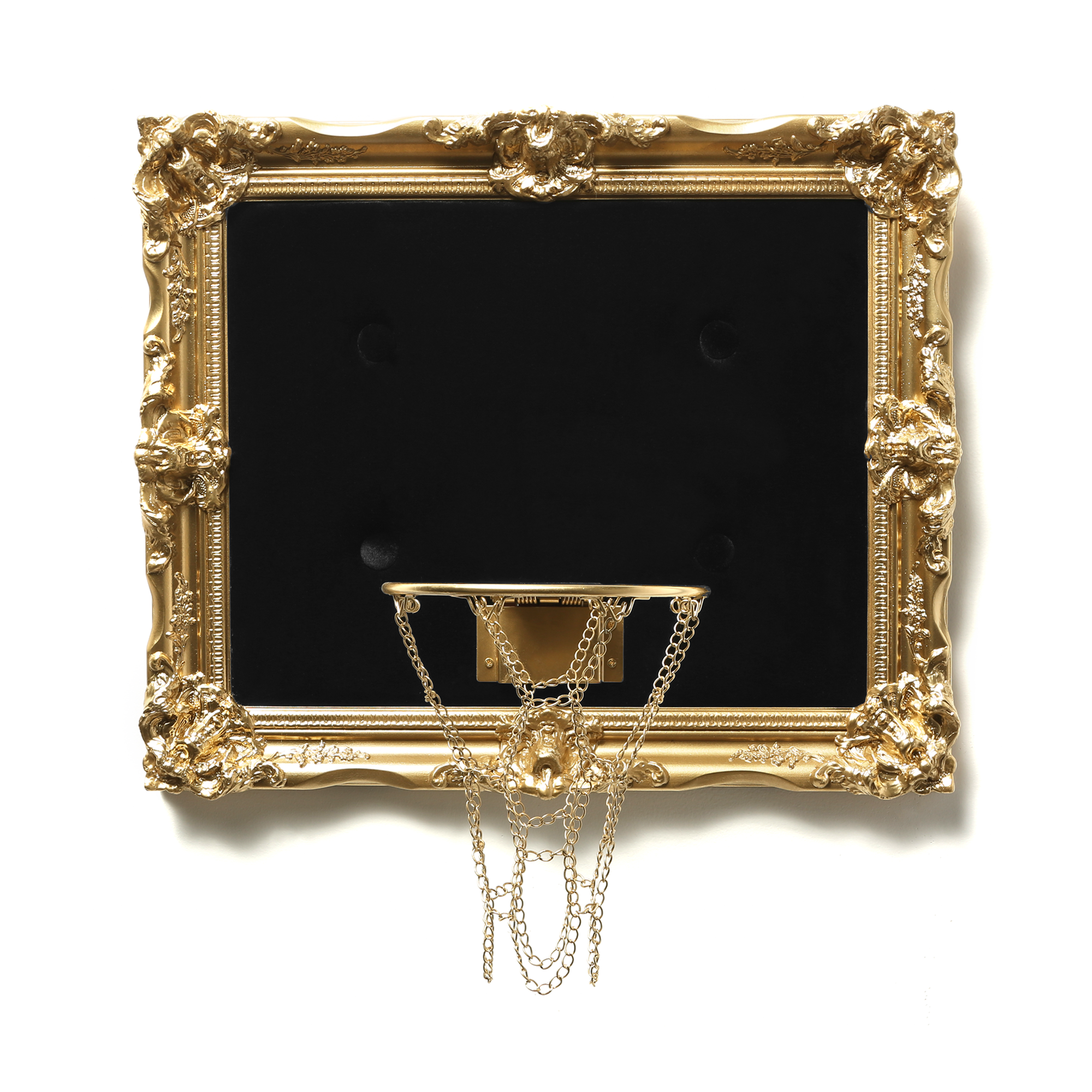 Black Velvet Basketball Hoop