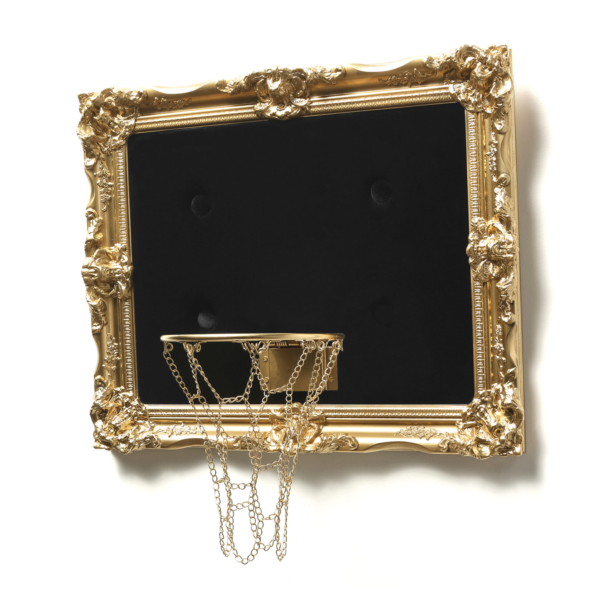 Black Velvet Basketball Hoop