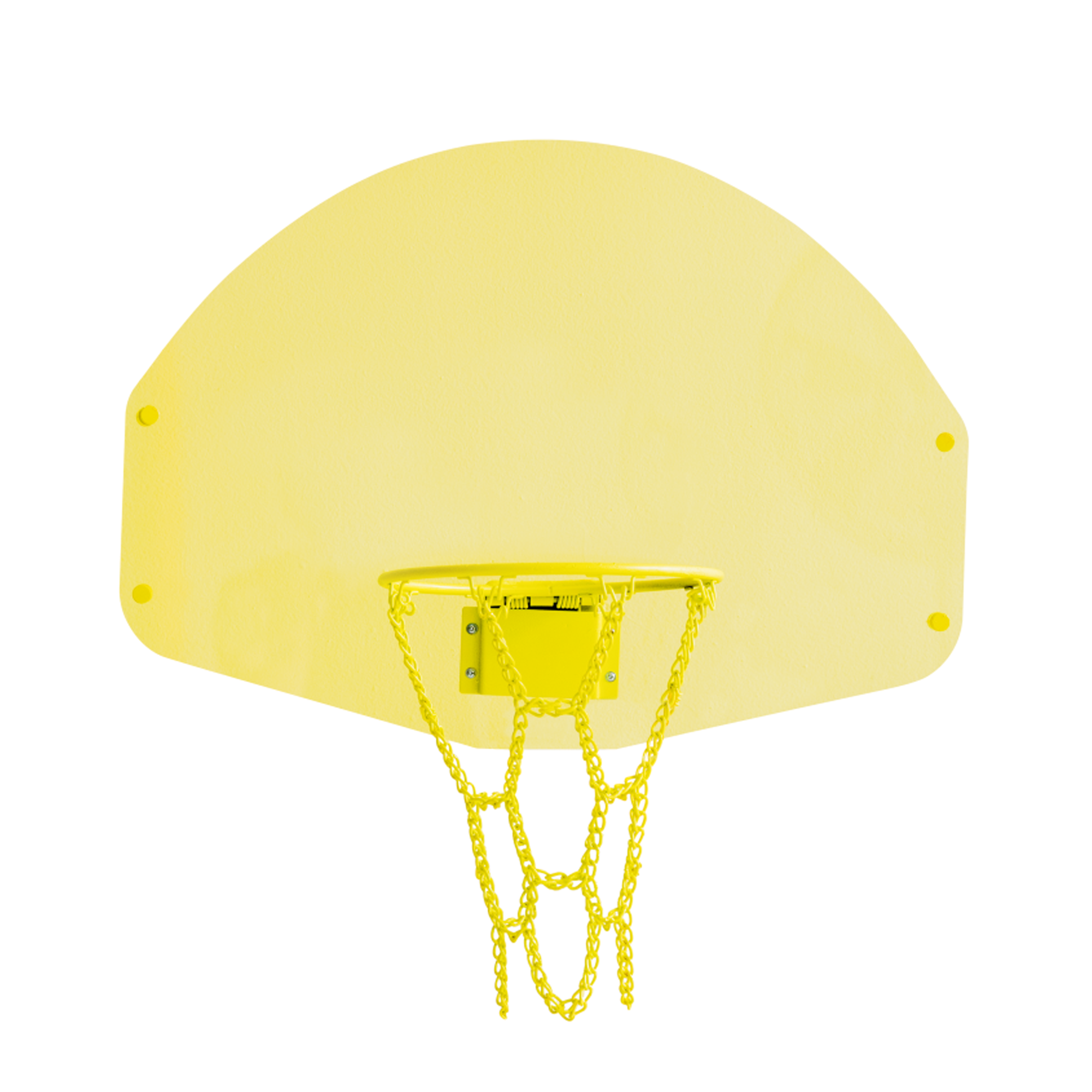 Yellow Acrylic Basketball Hoop