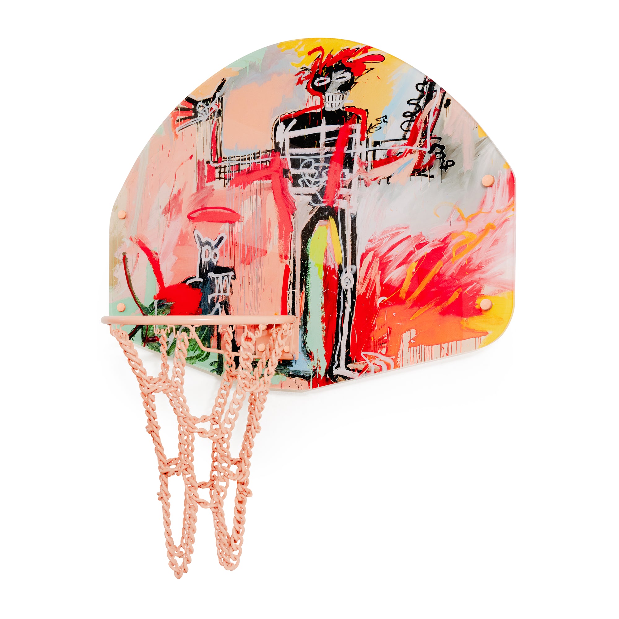 Boy and Dog in a Johnnypump Hoop